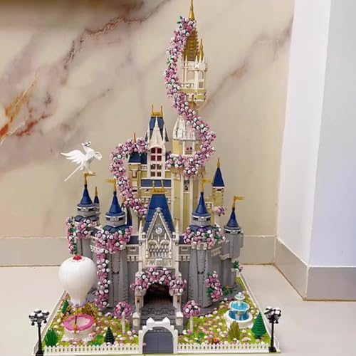 Modifikations-Erweiterungspaket für Lego 43222 Disney Schloss Bausteine 71040 Kirschblüte Romantischer Garten (Modell Schloss nicht enthalten) (71040 Blütengarten) von DANRUN