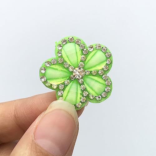 Farbige Strasssteine, Edelsteine ​​für Kleidung, Strasssteine, Strasssteine, Glas-Strasssteine, 10 Stück 3D-Strass-Blumenaufnäher for Aufkleben auf Kleidungsabzeichen, Applikationen for Kleidungsstück von DANTTY