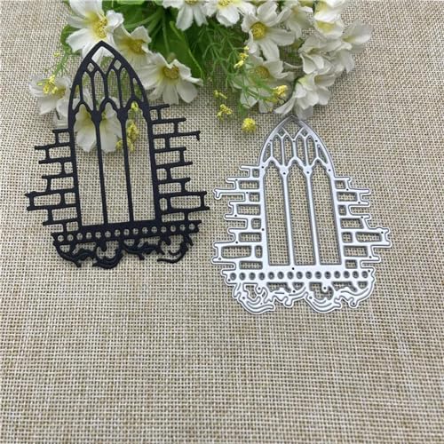7,9 x 9,9 cm Fensterrahmen-Hintergrund, Metall-Stanzformen für Scrapbooking, dekorative Prägeschablone, Kartengestaltung 7,9 x 9,9 cm Fensterrahmen-Hintergrund, Metall-Stanzformen für Scrapbooking, dekorative Prägeschablone, Kartengestaltung von DAOTUNGWDHUO