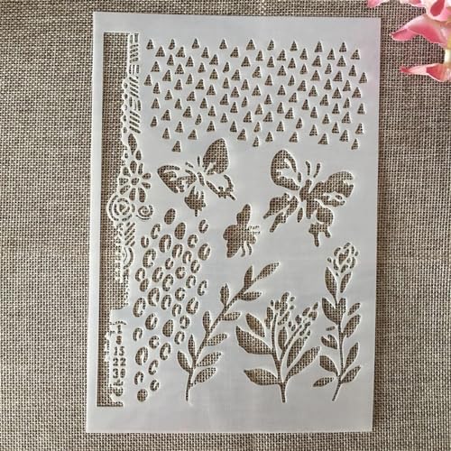 Schablonen zum Malen, A5, 21 cm Buchstaben, Textur, wiederverwendbare Schablonen zum Basteln auf Holz, Wand, Stoff, Felsen, Leinwand, Möbel, DIY-Kunstprojekte, Stil G Schablonen zum Malen, A5, 21 cm Buchstaben, Textur, wiederverwendbare Schablonen zum Basteln auf Holz, Wand, Stoff, Felsen, Leinwand, Möbel, DIY-Kunstprojekte, Stil G von DAOTUNGWDHUO