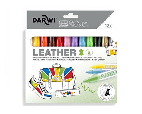 Darwi DA0420012K01C DA0420012K01C Leather Marker 2 mm Set 12 x 6 ml von DARWI