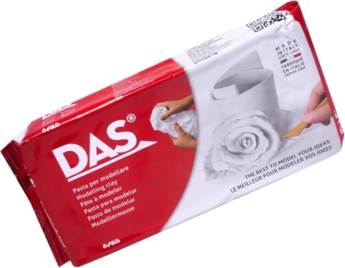 DAS, lufttrocknende Modelliermasse, 1 kg, Weiß von DAS