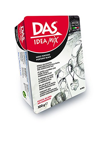 Fila 3420 05 Das Idea Mix Modelliermasse, portoro schwarz, 12,1 x 4,2 x 9,7 cm von DAS