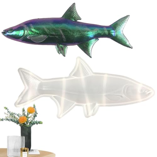 Fisch Silikonform Fisch Epoxidharz Formen Kunstharz Form Tier Epoxidharz Formen diys Gießformen Für Wandbehang Ornament Resin Formen Für Anhänger Schmuck Machen Kunsthandwerk von DASHIELL