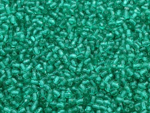 60200 feuerpolierte facettierte Perlen, rund, 3 mm, transparent, Aqua von DASUGRHWHCDS