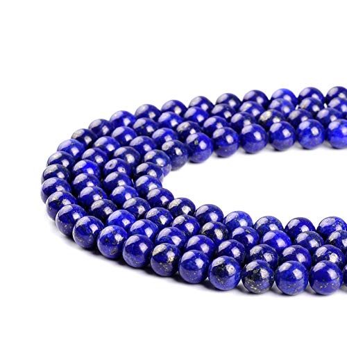 AAA natürliche tiefblaue Lapislazuli-Edelstein-Perlen, rund, lose Perlen, 2 mm, 3 mm, 4 mm, 6 mm, 8 mm, 10 mm, 12 mm (2 mm) von DASUGRHWHCDS