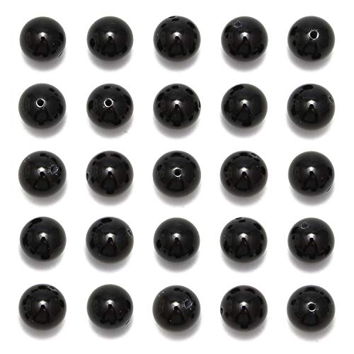 Natura-Onyx-Achat-Edelstein, rund, lose Perlen für Schmuckherstellung, mit Kristall-Stretchkordel, 8 mm, 200 Stück, 8 mm, 200 Stück von DASUGRHWHCDS