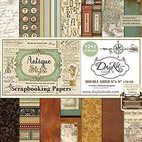 DAYKA Scrapbooking, Weiß, M von DAYKA