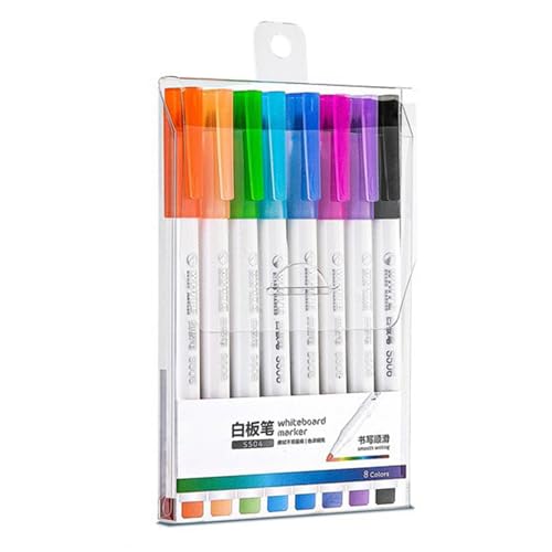 DAYnagh Whiteboard-Marker, nachfüllbar, farbige Marker, Tinte auf Wasserbasis, schnell trocknend, Whiteboard-Stift für Schule, Büro DAYnagh Whiteboard-Marker, nachfüllbar, farbige Marker, Tinte auf Wasserbasis, schnell trocknend, Whiteboard-Stift für Schule, Büro von DAYnagh