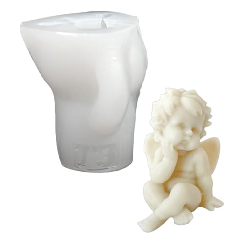 Geflügelte Baby Figur Silikonkerzenformen Für Epoxidharz Die Kerzenseife Home Dekoration Epoxidharzformen Machen von DAYnagh