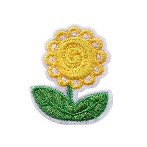 Gestickte Flecken Blumen Reparaturflecken Eisen Auf Flecken Applique Flecken Nähen Flecken Für Kleiderbeutel Nähen von DAYnagh