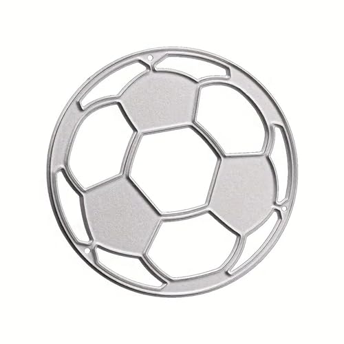 Kleine Fußball-Form, gestanzte Metall-Prägeschablonen, Karbonstahl, Stanzformen für Kartenherstellung, Scrapbooking, Verpackung von DAYnagh