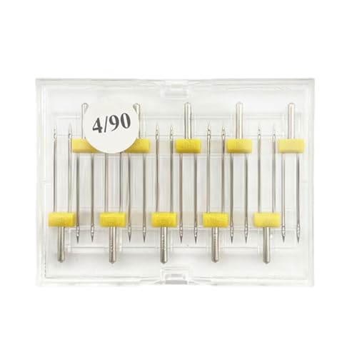 Set Von 10 Nähmaschinennadel Stretch Twin Nadel Für Haushaltsnähmaschinen Twin Nadel Für Stoffprojekt von DAYnagh