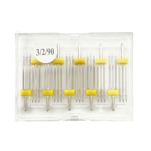 Set Von 10 Nähmaschinennadel Stretch Twin Nadel Für Haushaltsnähmaschinen Twin Nadel Für Stoffprojekt von DAYnagh