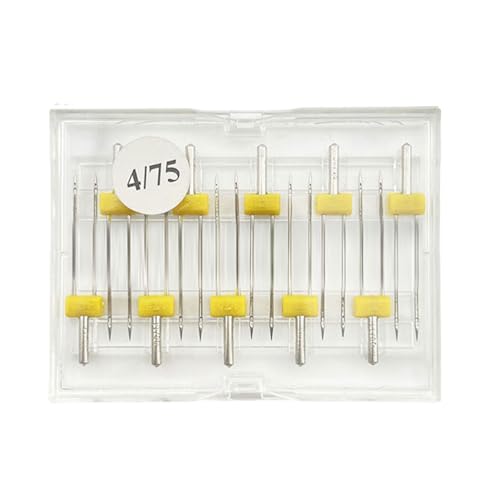 Set Von 10 Nähmaschinennadel Stretch Twin Nadel Für Haushaltsnähmaschinen Twin Nadel Für Stoffprojekt von DAYnagh