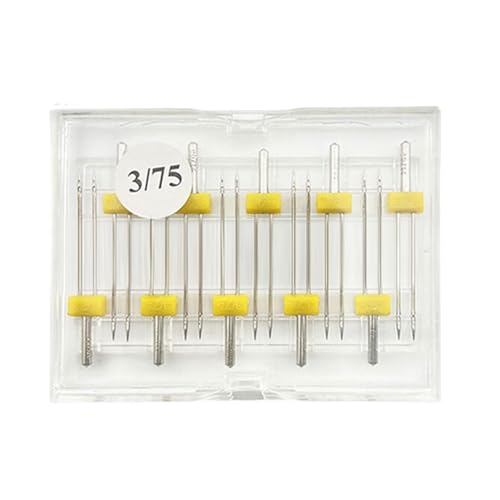 Set Von 10 Nähmaschinennadel Stretch Twin Nadel Für Haushaltsnähmaschinen Twin Nadel Für Stoffprojekt von DAYnagh