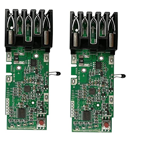 DAZZLEEX 2 Stücke M18 18 V PCB Board Elektrowerkzeug Ersatz Lithium Batterie Platine für Milwaukee von DAZZLEEX