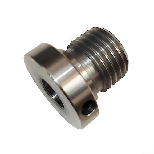 DAZZLEEX Woodworking Lathe Headstock Spindle Adapter Screw Thread Wood Lathe Chuck Adapter for Wood Turning Lathe 33mm to 25mm von DAZZLEEX