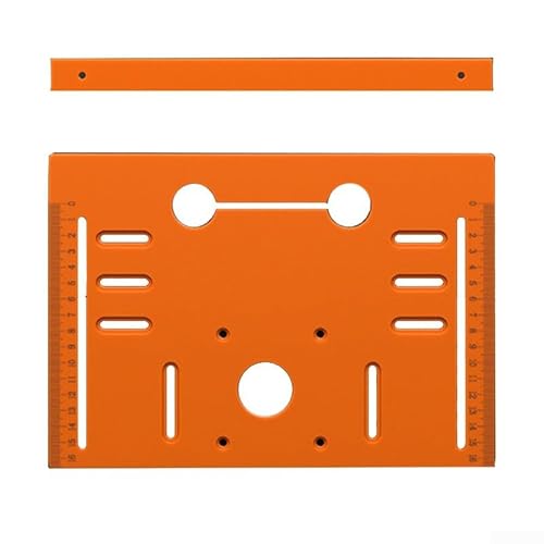 Führungsschienenplatte für elektrische Säge, unterstützt mehrere Maschinentypen für verschiedene Anwendungen (28 x 20 cm) von DAZZLEEX