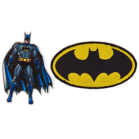 Applikationen "Batman", Größe: 5–8 cm, 2 Stück von DC Comics