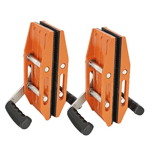 2sets /lot Magic Clamp Stone Lifting Carry Plattengranit Scissor Clamp Handling Equipment for Quarzplatten Granit, Stein, Marmor, Fliesen Gap Regulator - Nahtwerkzeuge(Orange) von DCDCD