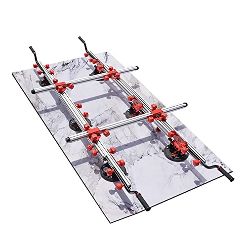 Transportsystem for großformatige Fliesen, 1,65–3,2 m, Steinplatte, Glas, Metallplatte, Tragfähigkeit 960 kg, Hebewerkzeug - Nahtwerkzeuge von DCDCD