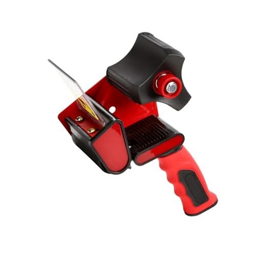 Verpackungsbandspender Handversiegelungsmaschine, Tape Express Packer for Versiegeln von Packer Tape Seat Dispensador Office - Einfach zu handhaben(Rood) von DCDCD