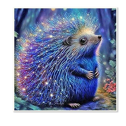 DCIDBEI 30 x 30 cm 5D Diamond Painting Lila Lgel, DIY Diamant Stickerei Baby Tier, basteln, Malen & Handarbeiten, Kristall, Diamond Art/Geschenk für Freunde/Dekoration Wand Haus von DCIDBEI