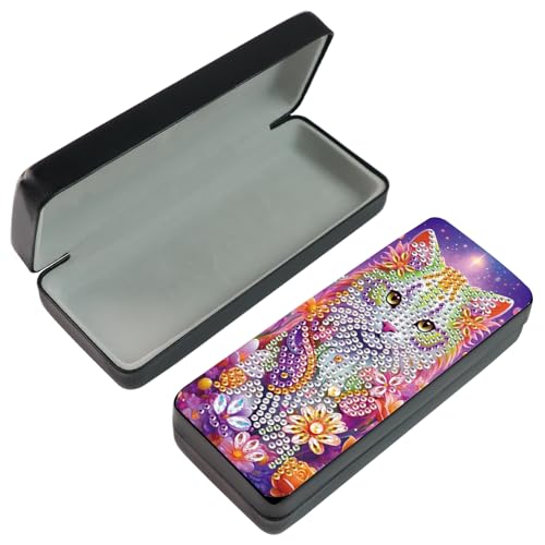 DCIDBEI Diamond Painting Brillenetui Diamant Painting Bilder Augenbox für Unterwegs Kompakt für Tasche Brillenetui Brillenschutz Perlenbilder Erwachsene Sonnenbrillenetui Aufbewahrungsschutz Katze DCIDBEI Diamond Painting Brillenetui Diamant Painting Bilder Augenbox für Unterwegs Kompakt für Tasche Brillenetui Brillenschutz Perlenbilder Erwachsene Sonnenbrillenetui Aufbewahrungsschutz Katze von DCIDBEI