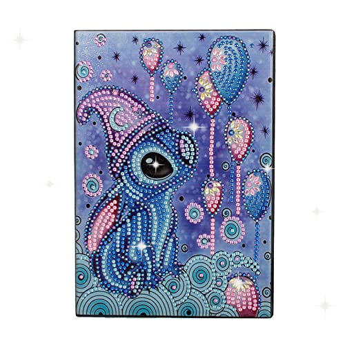 DCIDBEI Diamond Painting Notizbuch Blanko A5 Notizbücher Diamant Malerei Notebook Malen nach Zahlen Erwachsene Diamond Painting Notizbuch Lilo Stitch Tagebuch Skizzenbuch Schreibwaren Geschenke von DCIDBEI