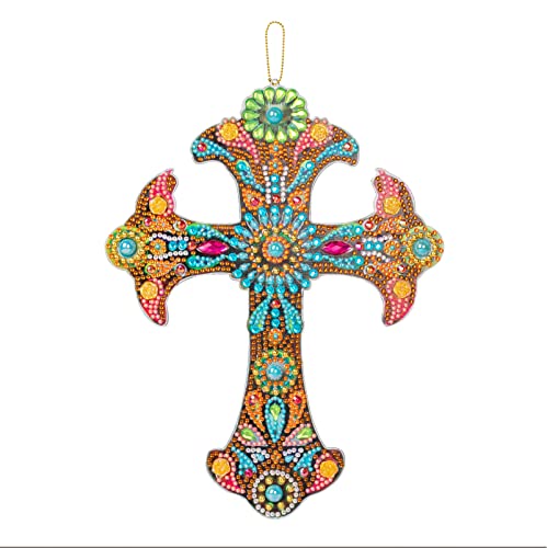 DCIDBEI Diamond Painting kreuz | Wandbehänge | christliches Geschenk | Religiöser Charme | Kristall Kruzifixe Puzzle Diamant | in Geschenkverpackung |17x25cm von DCIDBEI