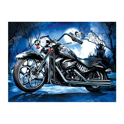 Diamant Malerei 5D, Diamanten Painting Full Stickerei Kreuzstich Motorrad, Diamant Gemälde Malen nach Zahlen Strass Stickerei Kreuzstich Kits Kunsthandwerk Leinwand Wanddekor Aufkleber 40x30cm von DCIDBEI