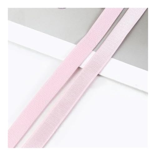 DCNIYT 10/20 Meter, 6 mm-25 mm Nylon-Gummibänder für BH-Träger, Gummiband, Gurtband, Schultergurt, DIY, Kleidung, Dekoration, Nähzubehör (Rosa, 20 m _ 6 mm) von DCNIYT