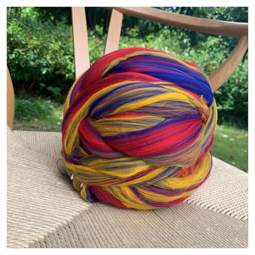 DCNIYT 1000 g grobe Wolle, Handstrickdecke, Armstrickdecke, Kunstwolle, super grobe Wolldecke, grob (dunkelblau) von DCNIYT