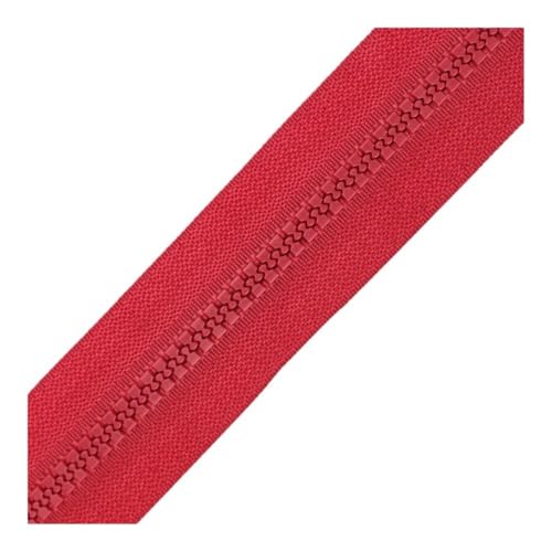 DCNIYT 3 Stück 40-120 cm Harzspulen-Reißverschlüsse für Schneiderarbeiten, Nähen, Handwerk, Nylon-Reißverschlüsse, Großpackung, 24 Farben für Mäntel, Kleidung, DIY (hellrot, 70 cm) von DCNIYT