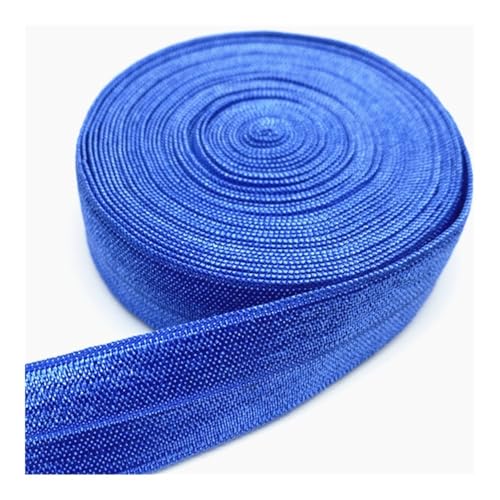 DCNIYT Elastisches Band, 15 mm, 20 mm, 25 mm, zum Nähen, Spitzenbesatz, Taillenband, Kleidungszubehör (Blau, 4,5 m _ 15 mm) von DCNIYT