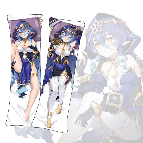 DCTPETHM-Anime Körperkissen Layla Körperkissen Anime dakimakura beidseitig Bedruckt Kissenbezug Kurzer Plüschstoff Langer Kissenbezug-Layla-a-40x120cm von DCTPETHM