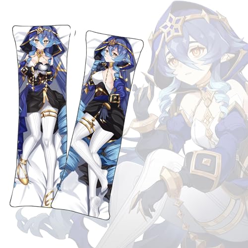 DCTPETHM-Anime Körperkissen Layla Körperkissen Anime dakimakura beidseitig Bedruckt Kissenbezug Kurzer Plüschstoff Langer Kissenbezug-Layla-b-50x150cm von DCTPETHM