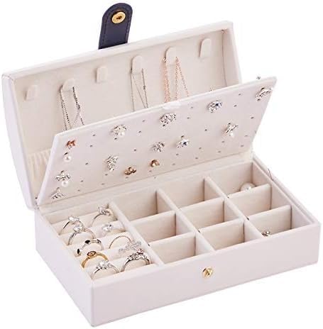 DCYEQRQ Hängende Schmuckschatulle Frauen Schmuck Aufbewahrungsbox Multifunktionale Schublade Kreative Ohrringe Große Box 1 Stück, D04 23x17x9cm von DCYEQRQ