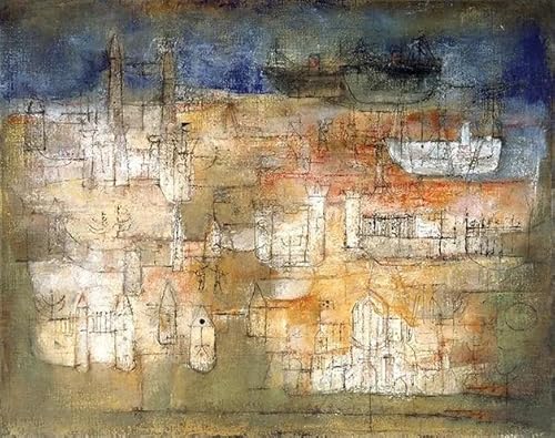 Zao Wou-Ki Poster Tower Hill London Leinwand Malerei Bunte Abstrakte Wandkunst Zao Wou-Ki Drucke Für Moderne Wohnkultur Bilder 40x60cm Kein Rahmen von DDSEW GREWT