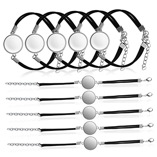 DEARMAMY 10st Armband Kit Zur Schmuckherstellung Schmuck-organizer-ständer Bieger Handschmuck Kleine Perlen Zubehör Rocailles Perlen-kit Armreifen-lünette-tablett Bausatz Kunstleder von DEARMAMY