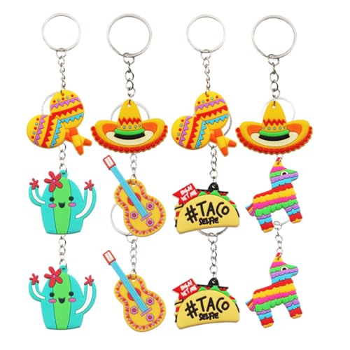 DEARMAMY 12st Schlüsselanhänger Mexikanische Partygeschenke Mexikanisches Partygeschenk Geldbeutel-anhänger Fiesta-gastgeschenke Geldbörse Charm-anhänger Schlüsselringe Pvc DEARMAMY 12st Schlüsselanhänger Mexikanische Partygeschenke Mexikanisches Partygeschenk Geldbeutel-anhänger Fiesta-gastgeschenke Geldbörse Charm-anhänger Schlüsselringe Pvc von DEARMAMY