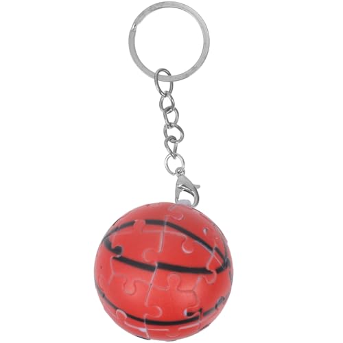 DEARMAMY Basketball-Schlüsselanhänger 3D-Puzzle-Schlüsselanhänger Sportball-Schlüsselanhänger Diy-Rucksack-Zubehör Geldbeutelanhänger Für Sportfan-Geschenke A von DEARMAMY