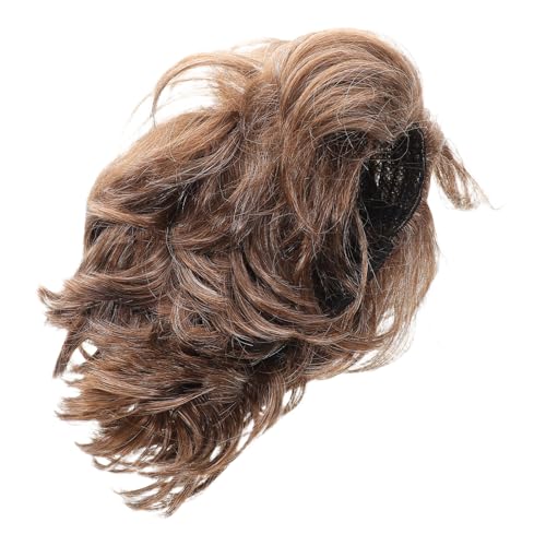 DEARMAMY Disco-Perücke cosplay perücke herren perücke lockige perücke punk perücke Curly Perücke Cosplay-Perücke für Männer Kurze Perücke für Kostüm Perückenhaar chemische Faser Brown von DEARMAMY