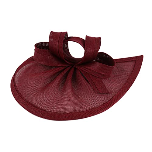 DEARMAMY Fascinator-hut Aus Abs-material Netzstoff für Damen Teeparty Eleganter Kopfschmuck mit Clip von DEARMAMY