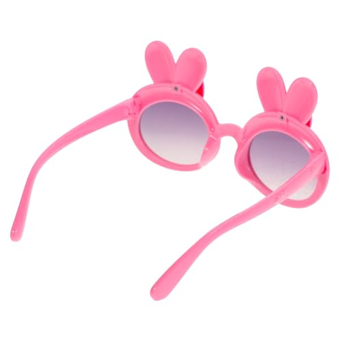 DEARMAMY Osterhasen-Sonnenbrille Kaninchen-Brille Frohe Ostern-Brille Lustige Fotokabinen-Requisiten Für Osterparty Urlaubsdekoration Rosa von DEARMAMY