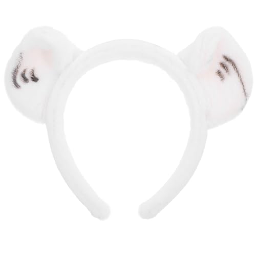 DEARMAMY Tier-Tiger-Ohr-Stirnband Partyzubehör Zoo-Tier-Kostüm Haar-Accessoires Plüsch-Tiger-Ohr-Haarband Für Urlaub Zoo-Tier-Geburtstagsparty Cosplay von DEARMAMY