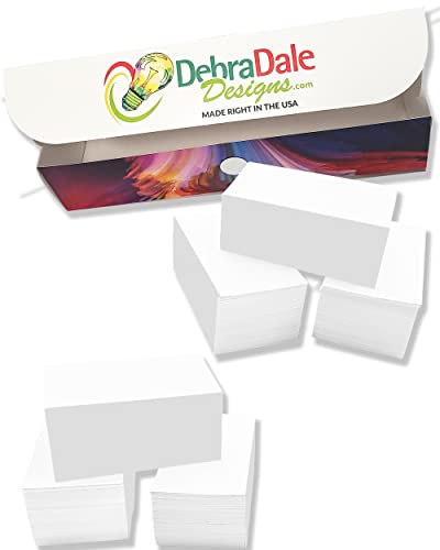 Debra Dale Designs - blanko Flash Cards - 8,9 x 5,1 cm - Weiß - Box von 1100 - Standard 110 # Index Karte Lager - 199 GSM - .009 Dick Unpunched von DEBRADALE DESIGNS