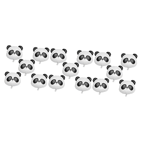 15 Stk Panda-ballon Ballons Mit Dschungeltieren Folienballon-ornament Aufblasbarer Folienballon Dekorativer Partyballon Panda-geburtstagsballons Gehende Tierballons Aluminiumfolie DECHOUS von DECHOUS