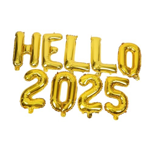 DECHOUS 1 Satz 2025 Ballon Feier Brief Ballon Folienbrief Ballon Mylarletter Ballons Geburtstag Party Ballon 2025 Folienballons Glückwunsch Grad Ballon Abschlussball 2025 Schild von DECHOUS